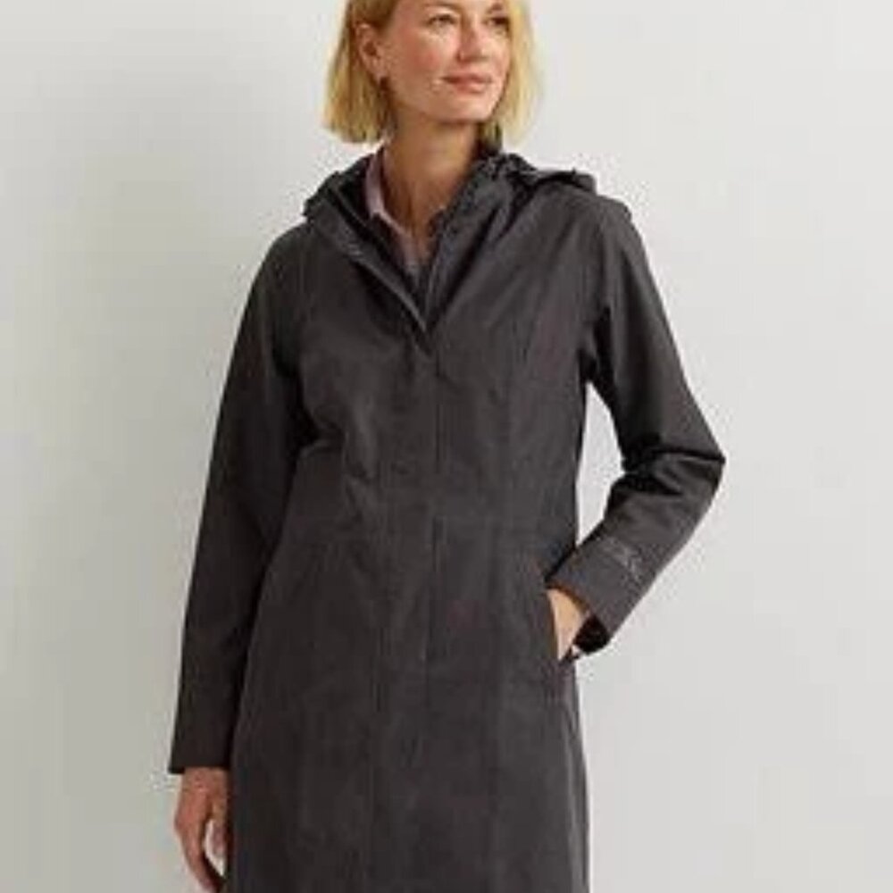 Eddie Bauer Girl on the Go Rainoat Med Navy